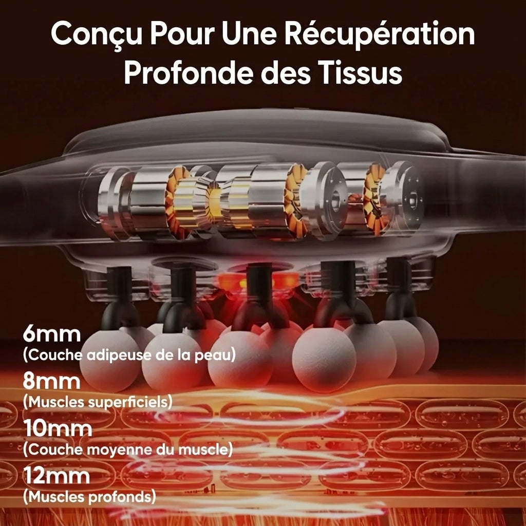Pistolet de massage 16 embouts