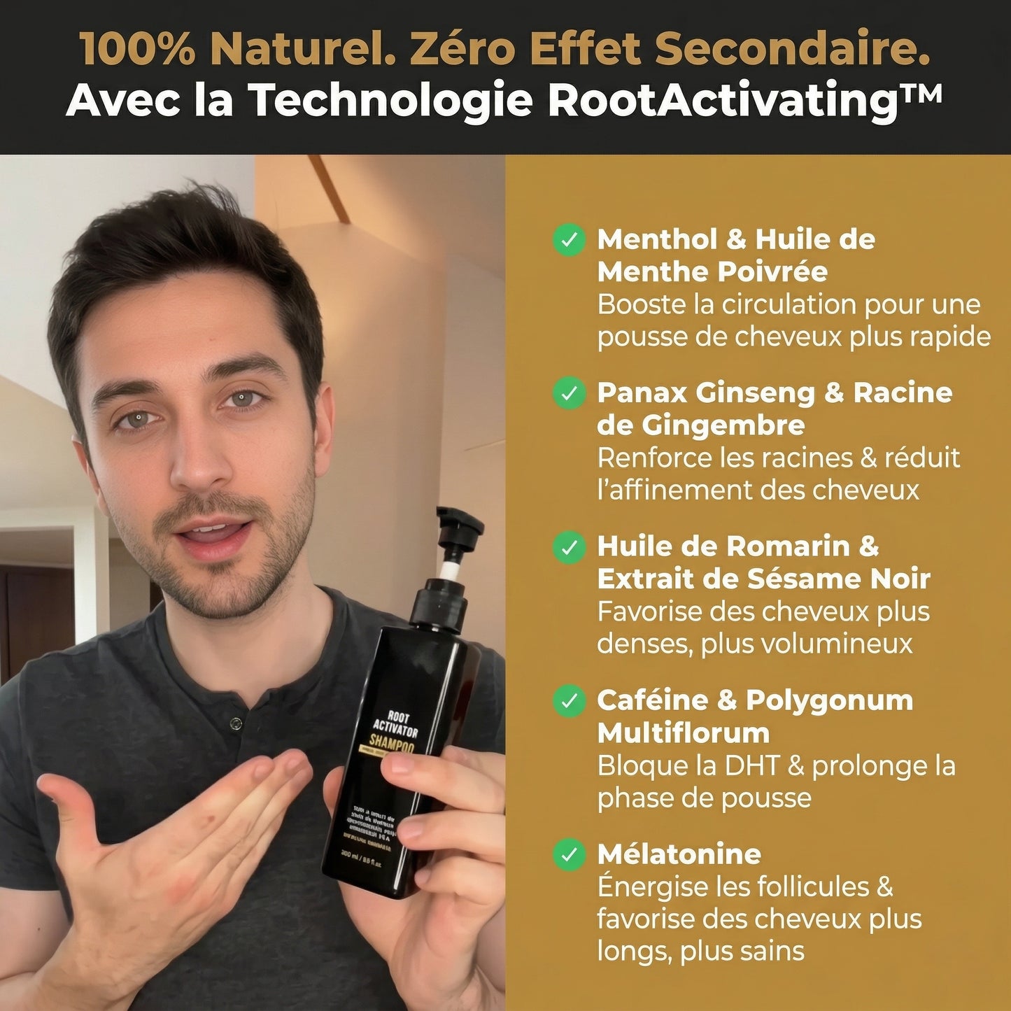 Shampooing Activateur de Racines